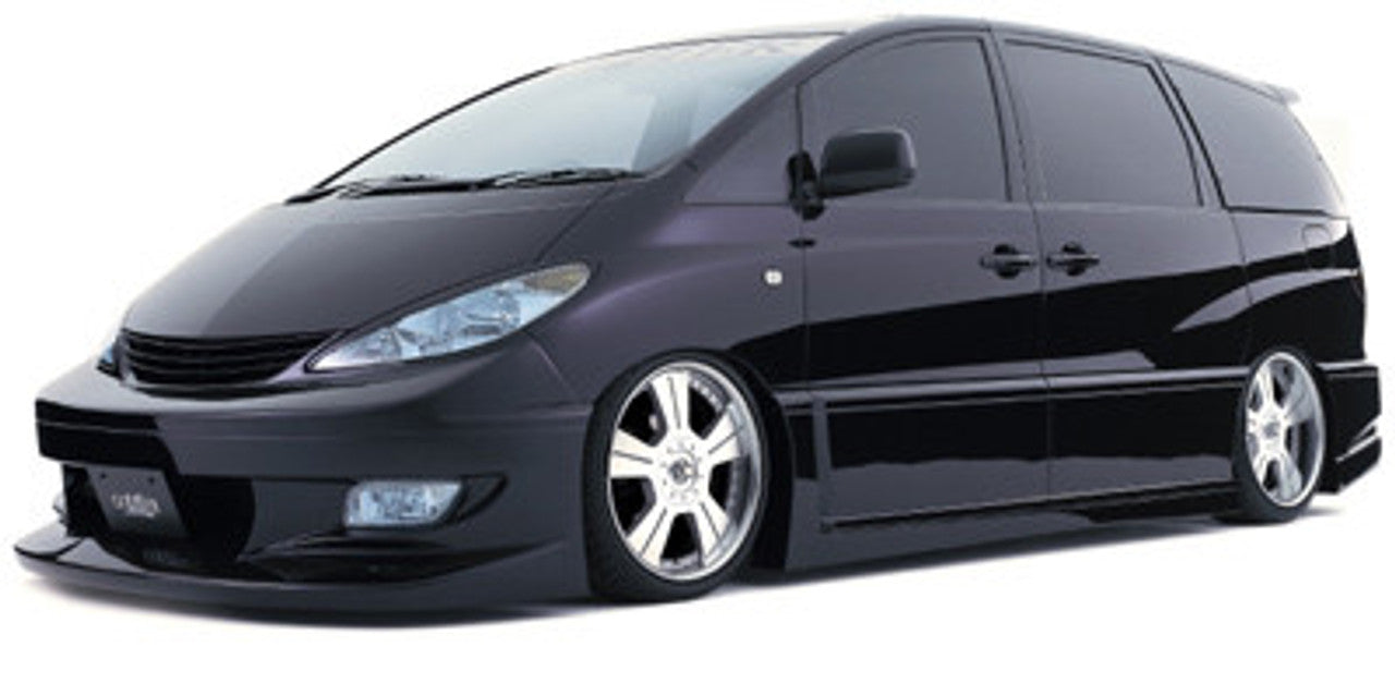 VeilSide 2000-2006 Toyota Estima JDM ACR/MCR30 Goltier Side Skirts Door Panels (FRP)