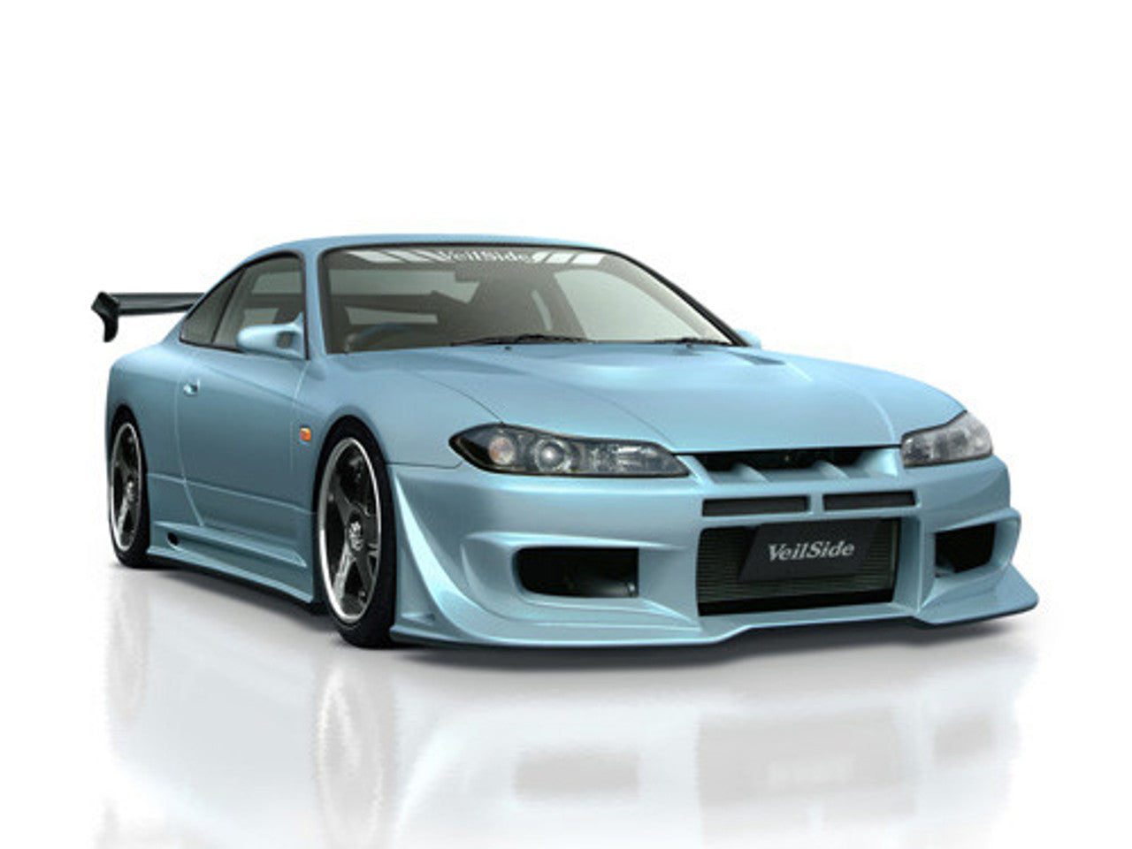 VeilSide 1999-2005 Nissan Silvia S15 JDM VS-D1 Works Model Wide Body Complete kit (FRP) Kit Includes: Front Bumper, Front Fenders, Side Skirts, Rear Fenders, Rear Bumper - 8 pieces