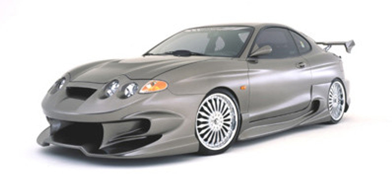 VeilSide 2000-2002 Hyundai Tiburon Turbulence K01R Model Side Skirts (FRP)
