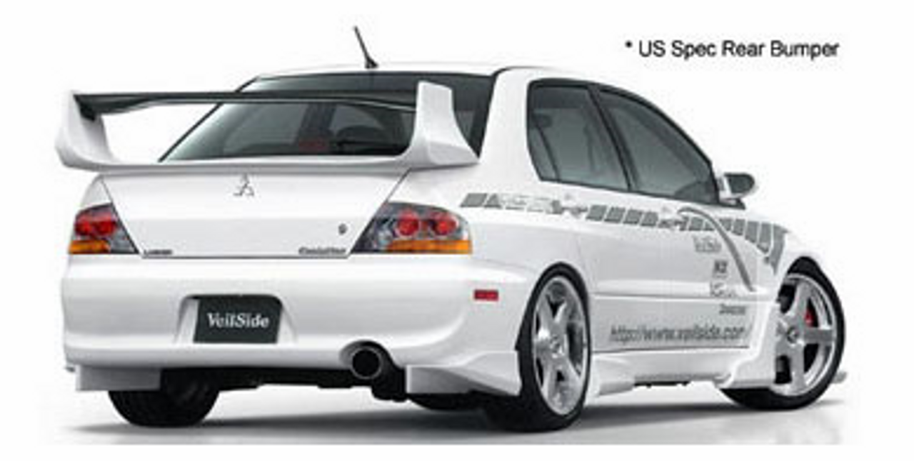 VeilSide 2003-2007 Mitsubishi Lancer EVO VIII & IX Ver. I USDM Carbon Rear Caps