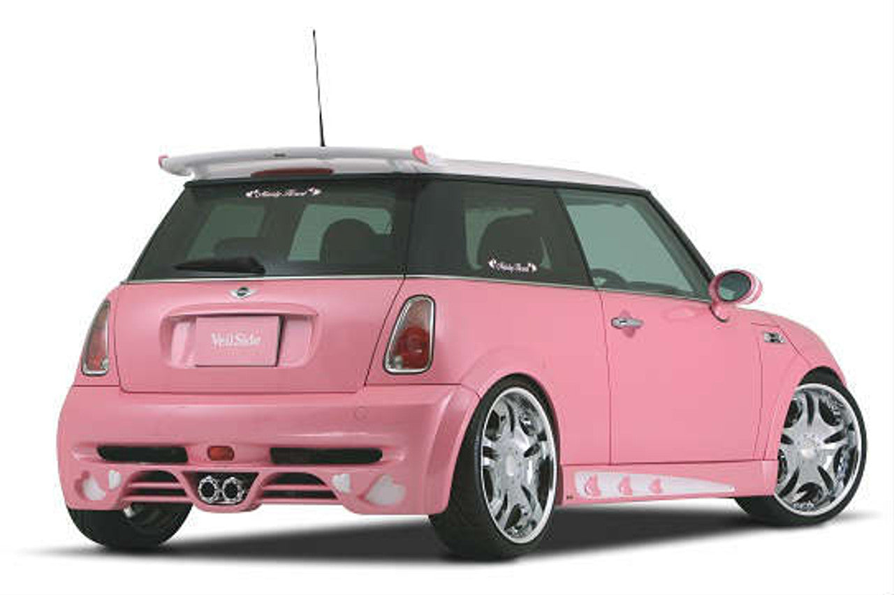VeilSide 2002-2006 BMW Mini Cooper S R50/R53 Vouge Euro Maisty Heart Model Rear Bumper Spoiler (FRP)
