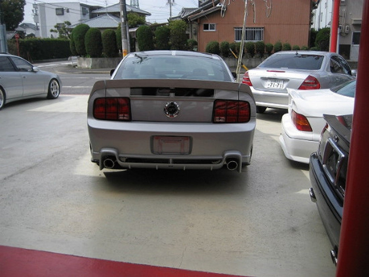 VeilSide 2005-2009 Ford Mustang GT USA Model Rear Spoiler (FRP)