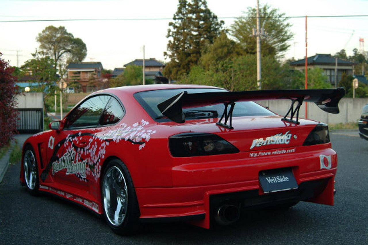 VeilSide 1999-2005 Nissan Silvia S15 JDM VS-D1 Works Model Wide Body Complete kit (FRP) Kit Includes: Front Bumper, Front Fenders, Side Skirts, Rear Fenders, Rear Bumper - 8 pieces