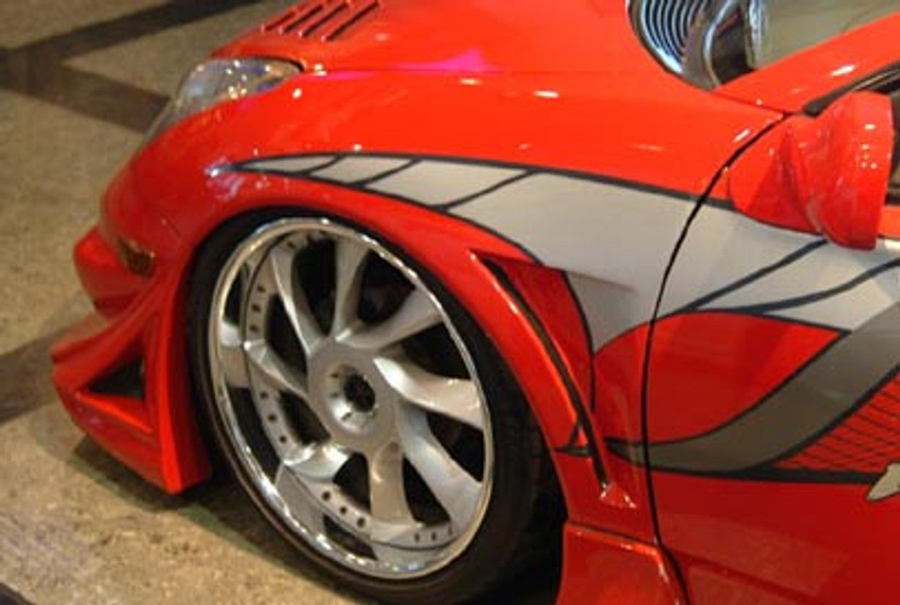 VeilSide 2000-2005 Toyota Celica ZZT231 VS FF-GT Model Front Fenders (FRP)