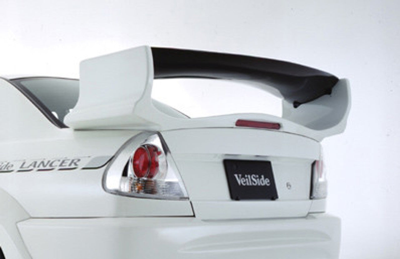 VeilSide 1997-2001 Mitsubishi Lancer EVO IV, V, VI CN9A/ CP9A DTM Evolution FRP Rear Wing with CARBON Top Blade (CARBON)