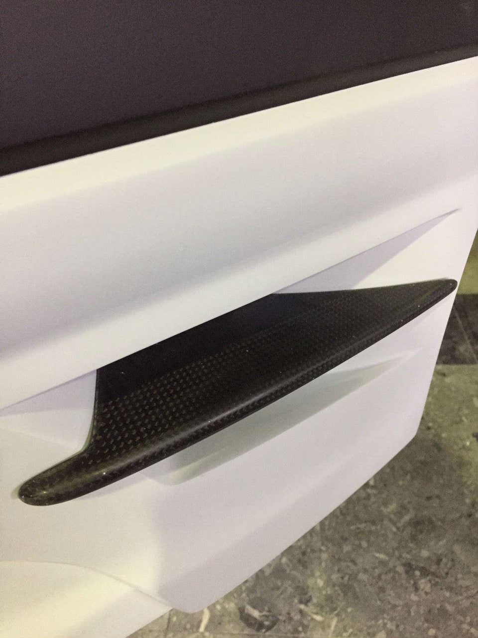 VeilSide 1978-1983 Nissan 280ZX S130 Fairlady Z Model Front Bumper Spoiler (FRP) With Carbon Fins