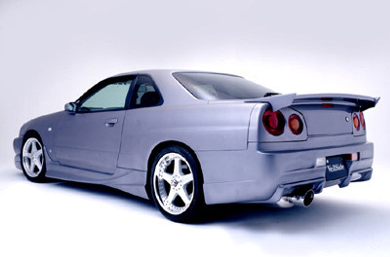 VeilSide 1999-2002 Nissan Skyline GT-S JDM ER34 C-I Model Rear Bumper Spoiler (FRP)