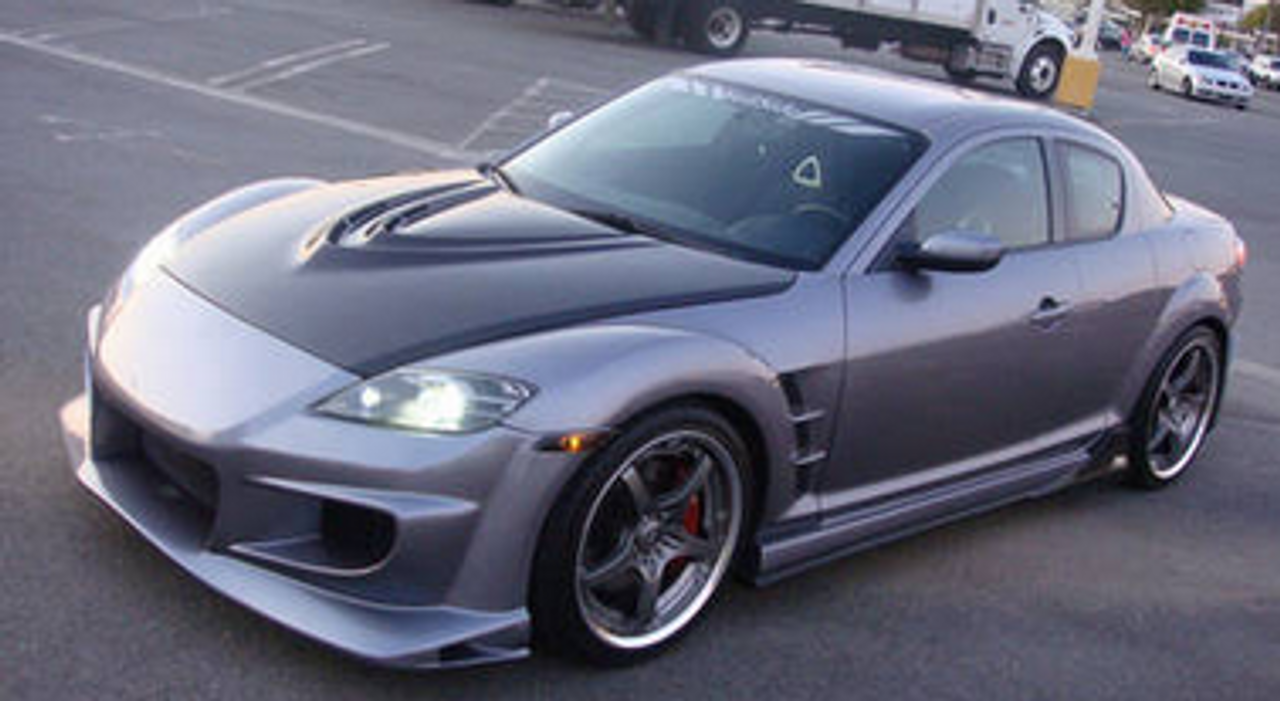 VeilSide 2003-2008 Mazda RX8 SE3P VS D1-GT Model FRP Hood (FRP)