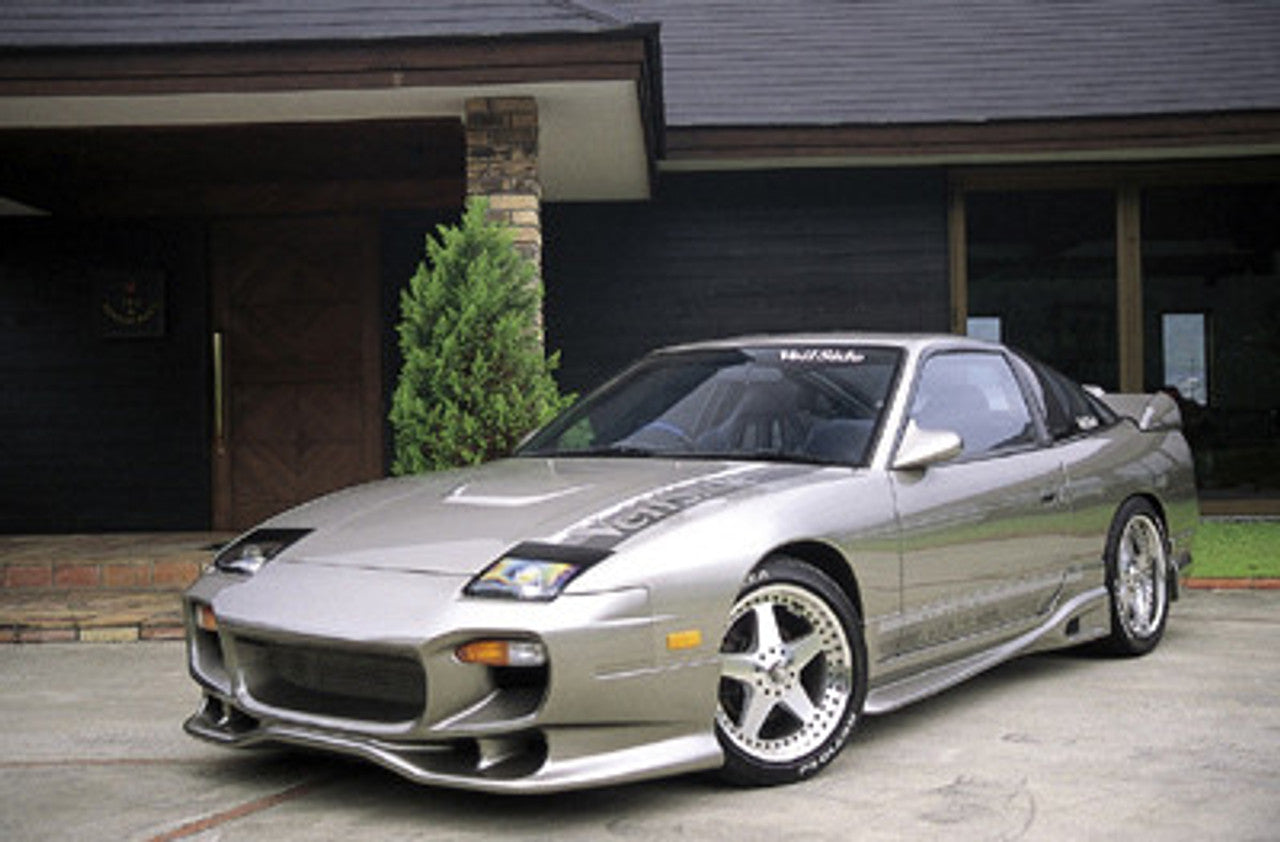 VeilSide 1989-1994 Nissan 240SX RPS13 180SX Flip Light C-III Model Front Bumper Spoiler (FRP)