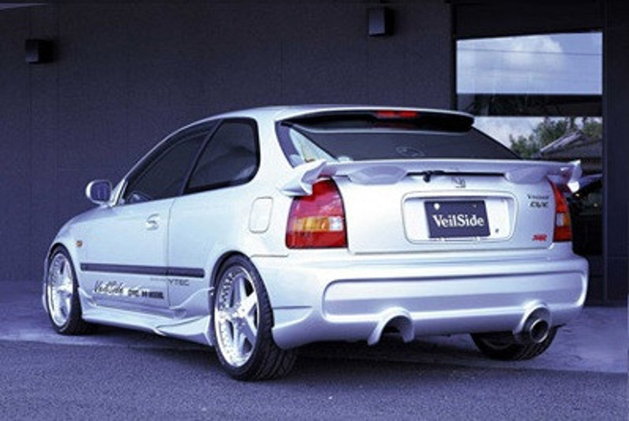 VeilSide 1996-2000 Honda Civic HB EK4 EC-I Model Rear Bumper Spoiler (FRP)