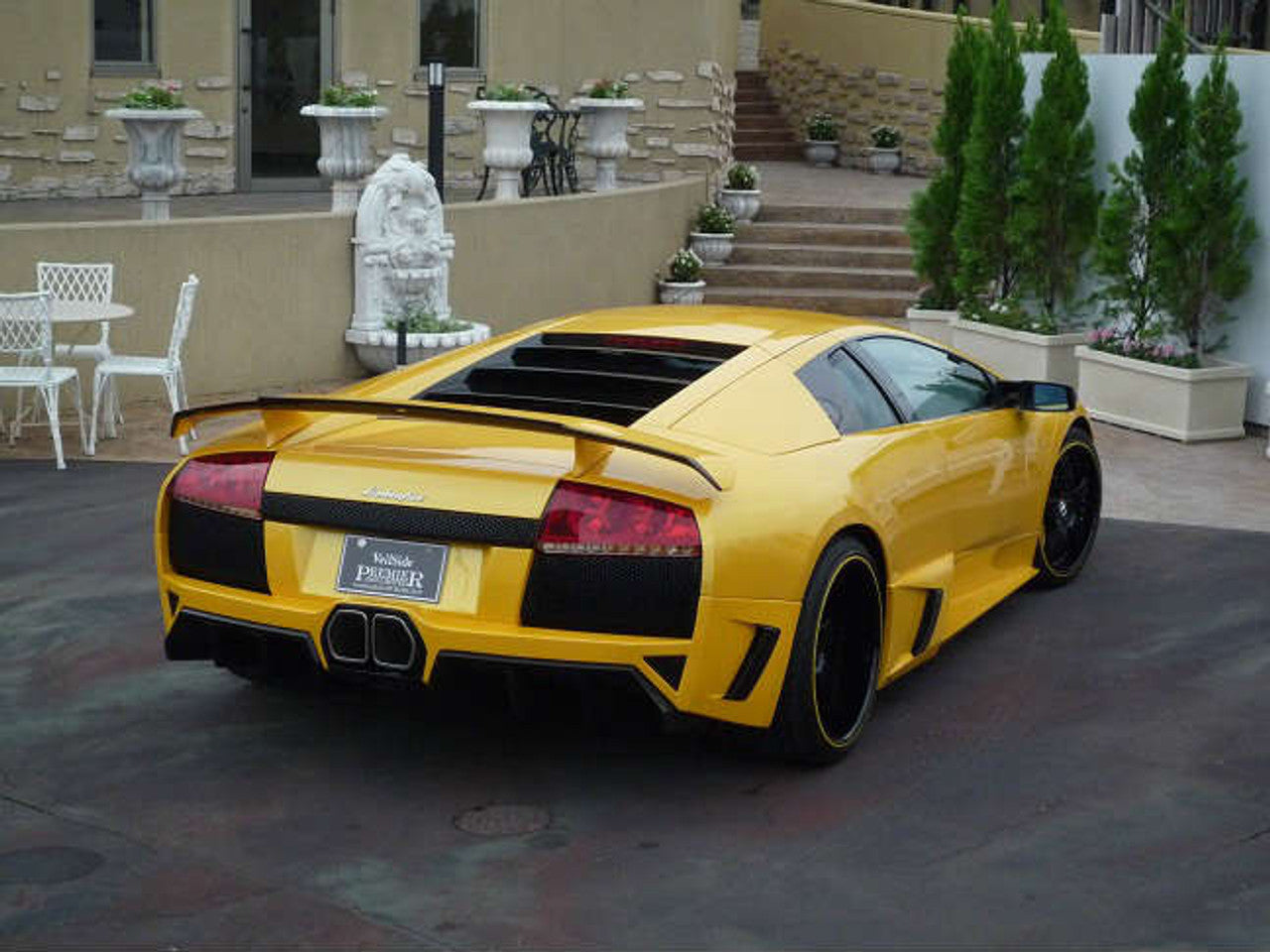 Premier4509 Lambo Murcielago Ver.I CF Rear Bumper