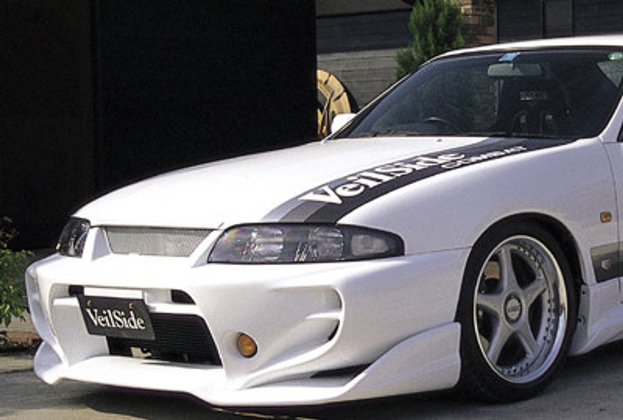VeilSide 1993-1998 Nissan Skyline GTR JDM BNR33 C-I Model Front Bumper Spoiler (FRP)
