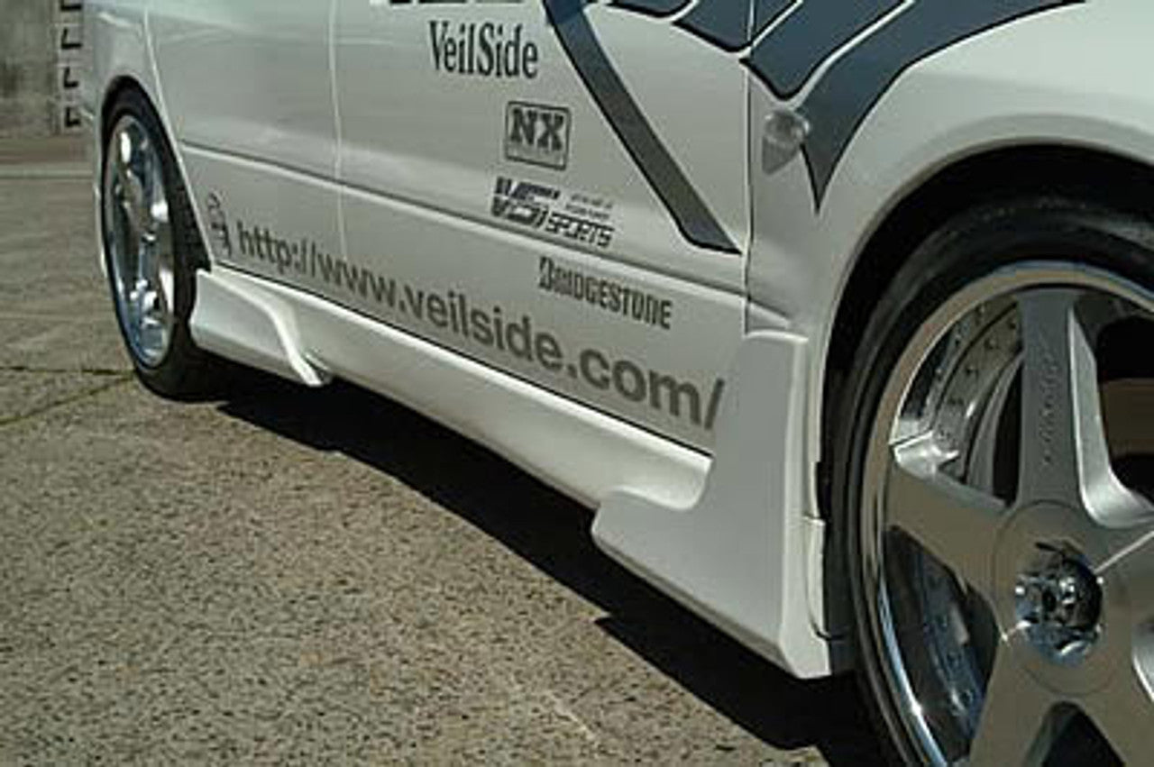 VeilSide 2002-2007 Mitsubishi Lancer EVO VII, VIII & IX CT9A Ver. I Model CARBON Side Under Wing (CFRP) 4 Pieces