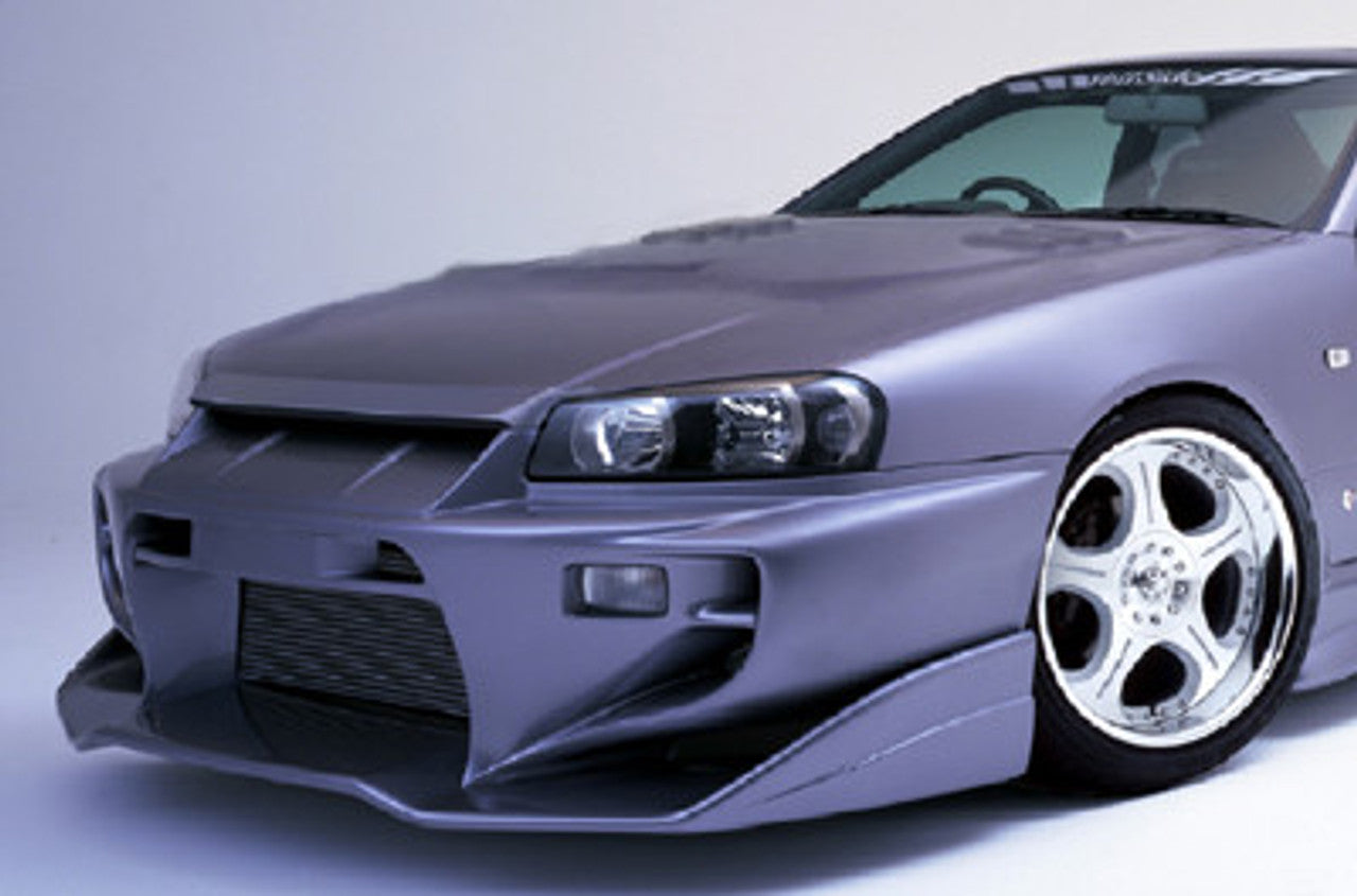 VeilSide 1999-2002 Nissan Skyline GT-S JDM ER34 C-I Model CARBON Hood (CFRP)