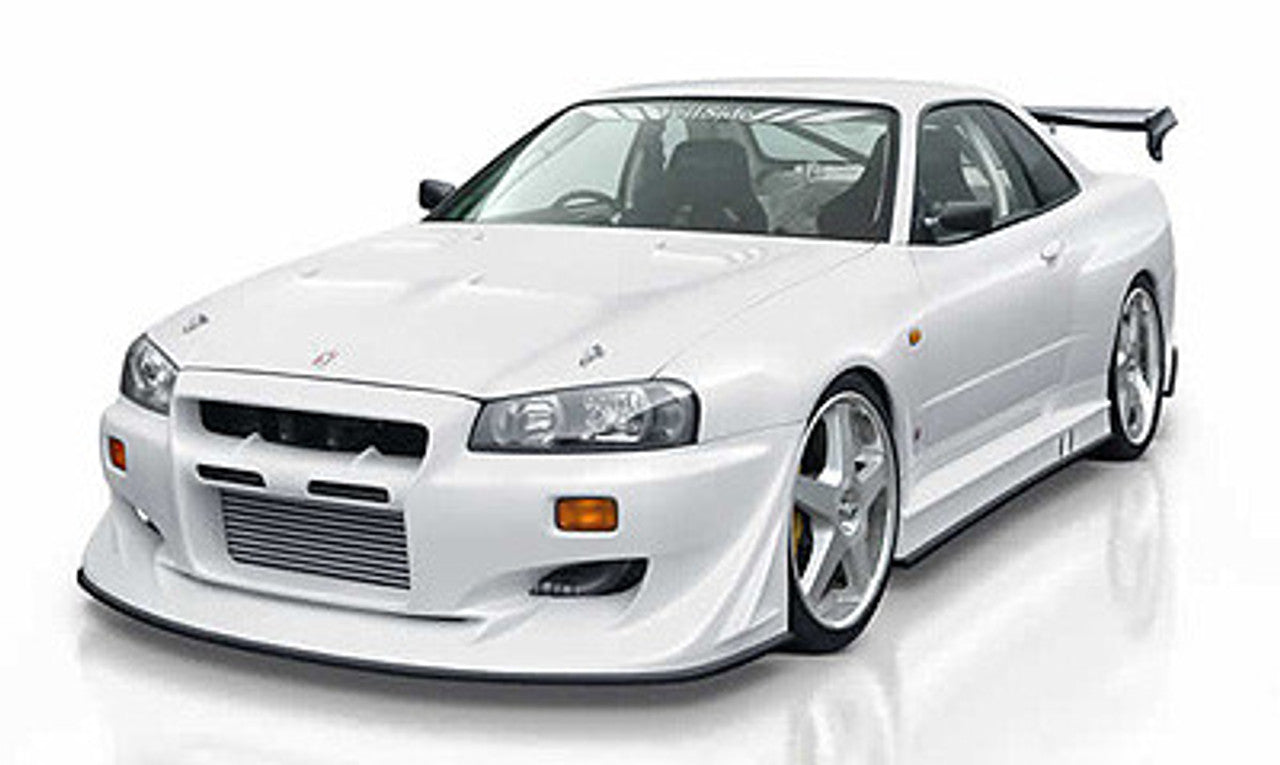 VeilSide 1999-2002 Nissan Skyline GTR BNR34 JDM VS-GT Model Side Skirts (FRP)