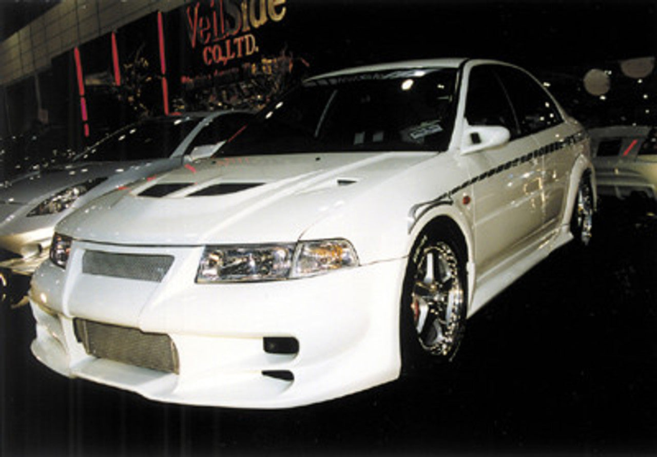 VeilSide 1997-2001 Mitsubishi Lancer EVO IV, V, VI CN9A/ CP9A EC-I Model Front Bumper Spoiler (FRP)