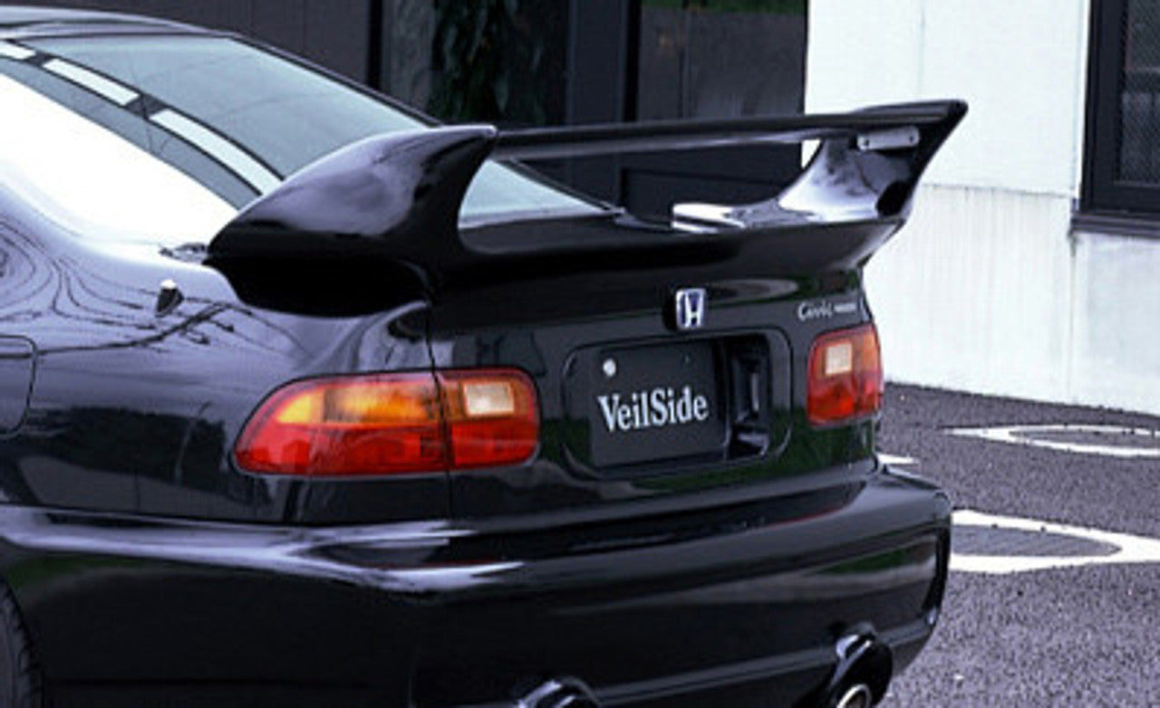VeilSide 1992-1995 Honda Civic Coupe EJ1 EC-1 Model Rear Wing (FRP)