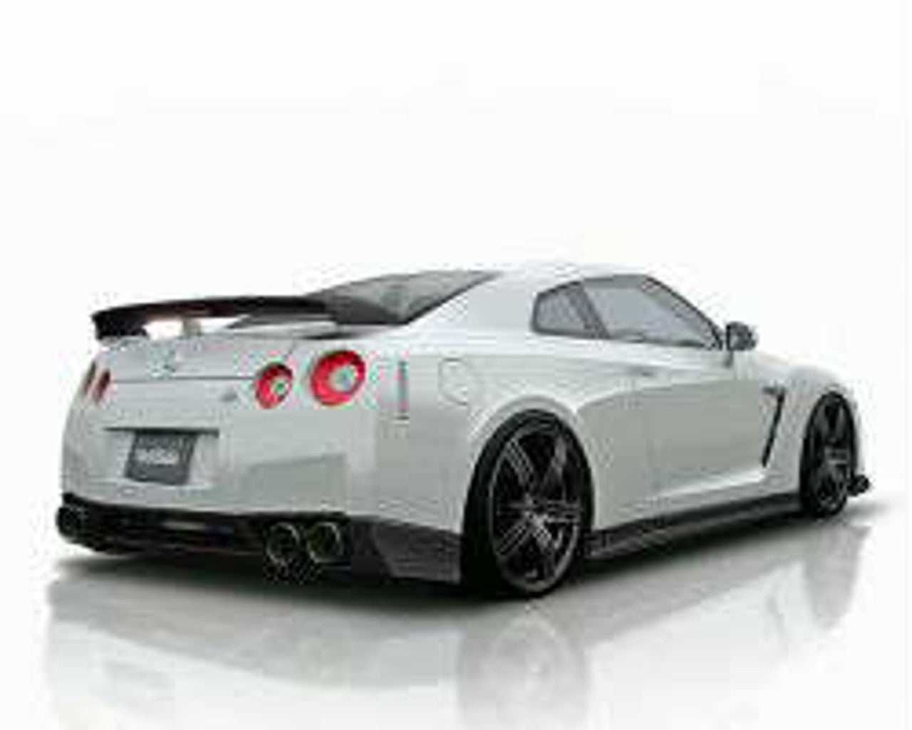 VeilSide 2009-2011 Nissan Skyline GTR R35 Ver. I Model Carbon Complete Kit Carbon Accent Front Bumper & Carbon Lip (CFRP)