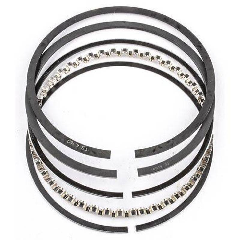 Mahle OE piston ring set for GM 6.2L LS V8 L9H, L94, L92 engines, showing moly-coated piston rings for engine repair.