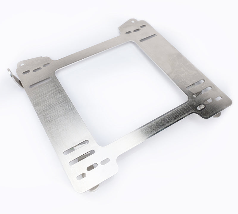 Pair of NRG stainless steel seat brackets for 2013-2016 Subaru BRZ and Scion F-RS, designed for secure seat installation.