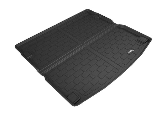 Black 3D MAXpider cargo liner for 2018-2020 Audi Q5, durable rubber floor mats with textured surface for protection and grip.