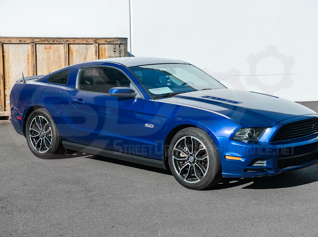 2010-2014 FORD S197 MUSTANG | GT500 STYLE SIDE SKIRTS EXTENSION PAIR ROCKER PANELS GROUND EFFECTS