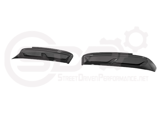 2016-2018 CHEVROLET CAMARO | SMOKE TINTED REAR TAIL LIGHT TRIM BEZEL COVER PAIR
