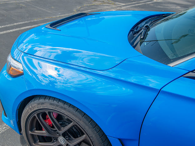 2023-UP HONDA CIVIC FL5 TYPE-R | SDP PERFORMANCE STYLE CARBON FIBER FRONT HOOD VENT
