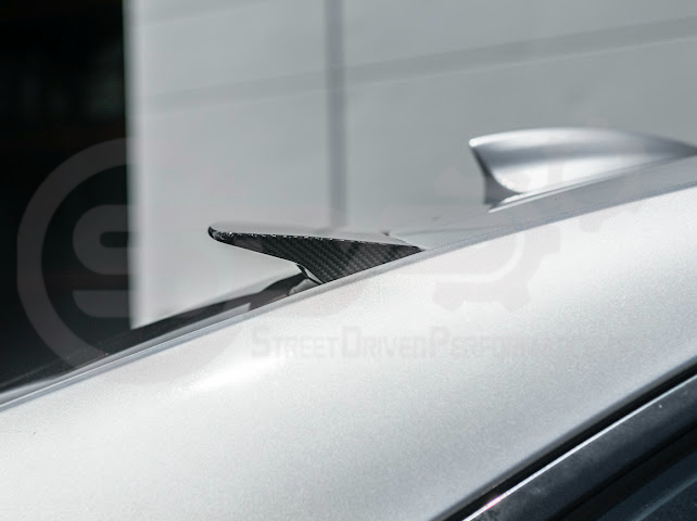 2013-2018 Cadillac ATS ATS-V Sedan | Carbon Fiber Rear Roof Top Window Spoiler Wing