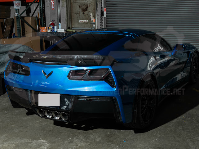 2014-2019 Chevrolet Corvette C7 | Rear Diffuser Smoke or Clear Lens LED Reflector Light Pair