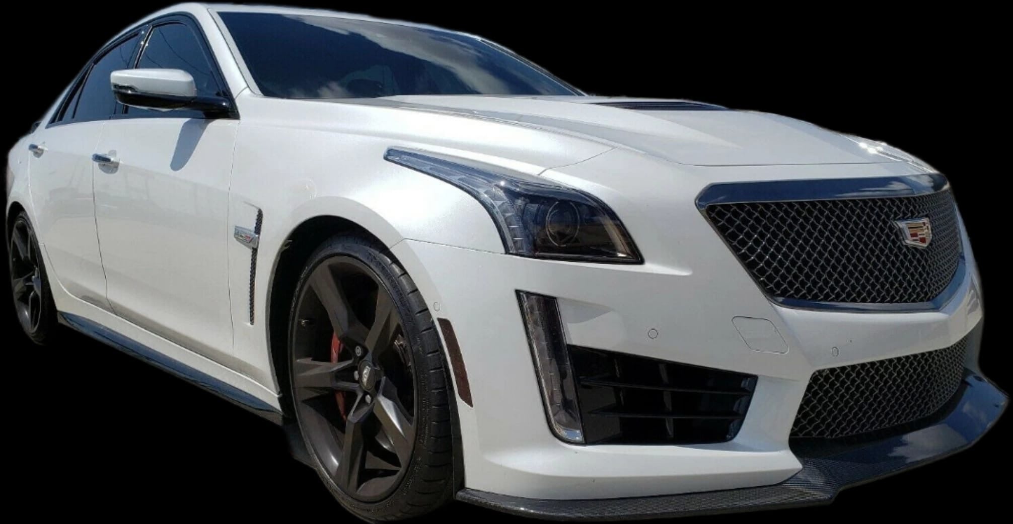 2016-2019 Cadillac CTS-V V3 - Factory Style Carbon Fiber Side Skirts Rocker Panels Ground Effects