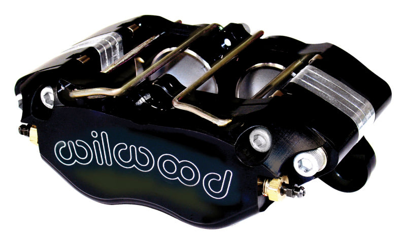 Wilwood Dynapro 5.25-inch brake caliper with 1.75-inch pistons mounted on a 1.25-inch disc, performance automotive brake component