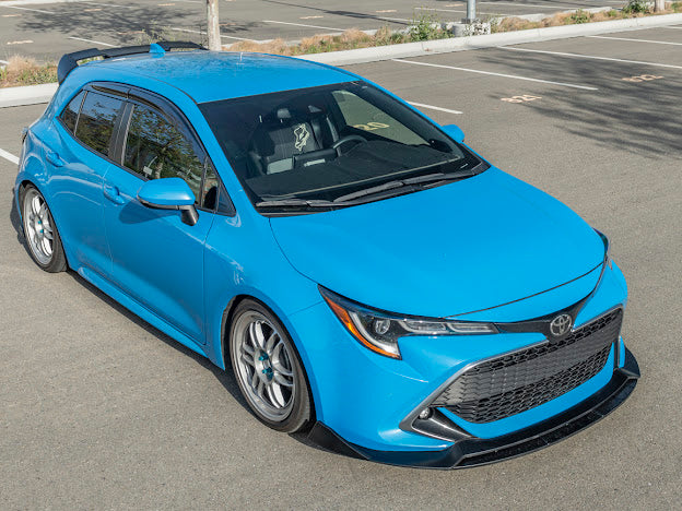 2019-UP TOYOTA COROLLA HATCHBACK | JDM PERFORMANCE PACKAGE FRONT SPLITTER LIP GROUND EFFECTS