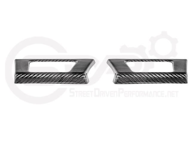 2021-UP FORD F-150 | FACTORY STYLE CARBON FIBER REAR DOOR TRIM ARMREST CUP HOLDER PANEL COVER