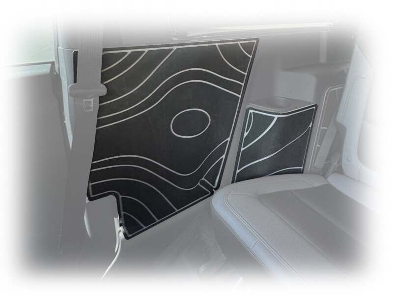 TURN Offroad Ford Bronco 2021+ 2-Door cargo area foam protector kit in black, designed for off-road cargo organization.