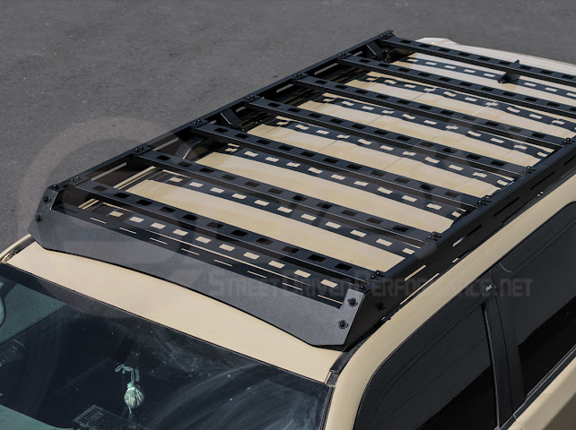 2010-2024 Toyota 4Runner | Carbon Steel Black Top Roof Rack Cargo Carrier