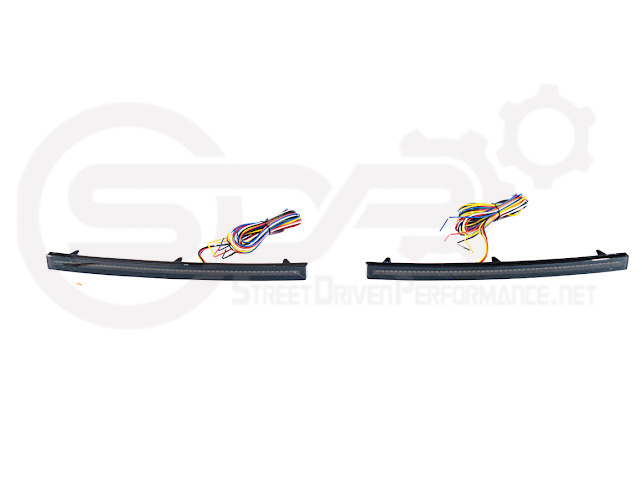 2014-2019 Chevrolet Corvette C7 | Rear Diffuser Smoke or Clear Lens LED Reflector Light Pair