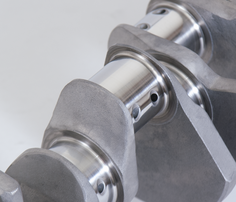 Eagle Chevrolet 305/350 rear seal crankshaft with 3.480-inch stroke, forged 4340 steel construction for high performance.