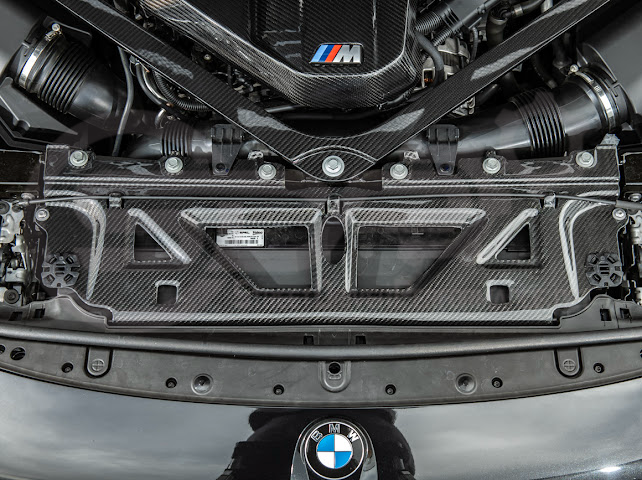 2021+ BMW G87 G80 G82 M2 M3 M4 | DRY CARBON FIBER WATER TANK RADIATING PLATE COVER TRIM