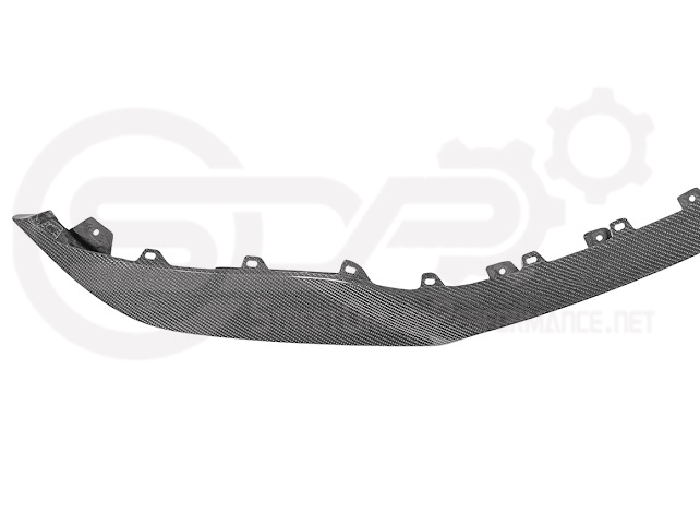 Cadillac CT5-V Blackwing factory OEM style carbon fiber front lip splitter and wheel arches, ground effects for enhanced sporty look.