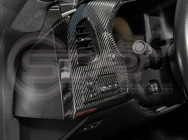 2014-2019 CHEVROLET CORVETTE C7 | DRY CARBON FIBER DRIVER SIDE INSTRUMENT PANEL TRIM COVER