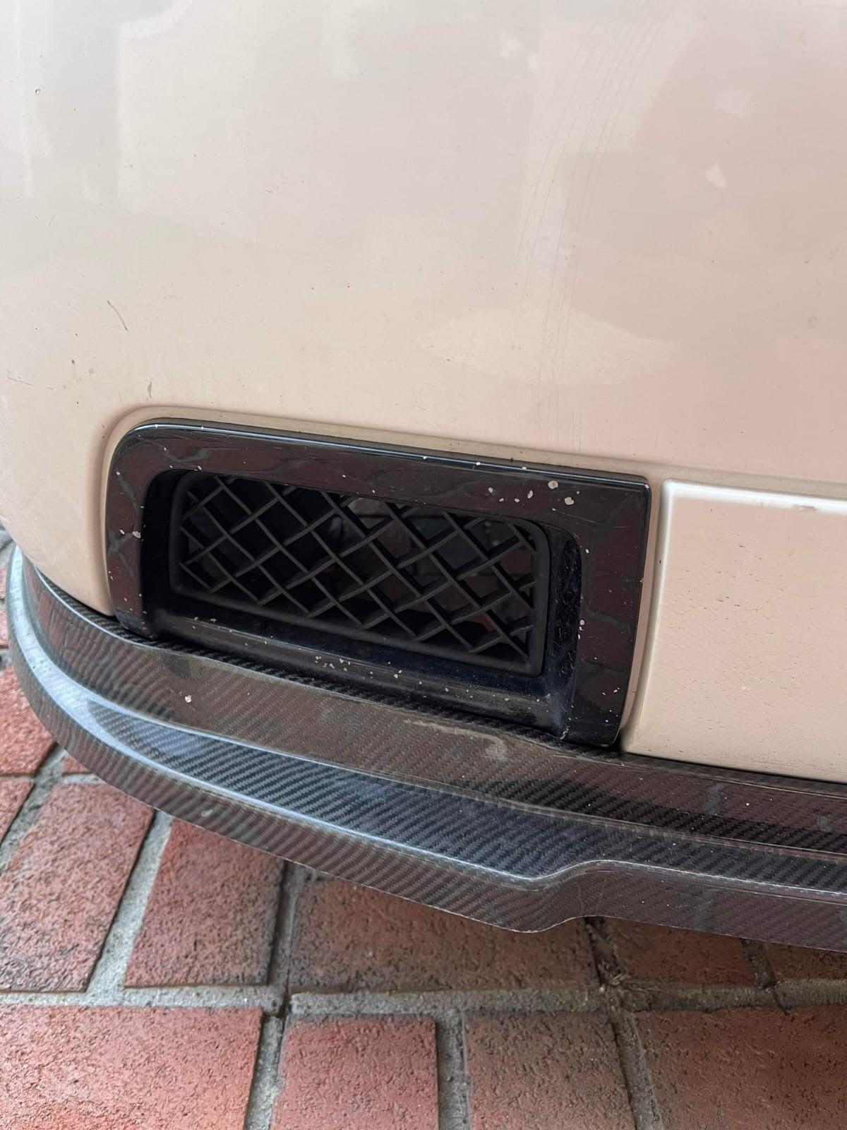 2006-09 CHEVROLET TRAILBLAZER SS TBSS CARBON FIBER FRONT BUMPER LIP SPLITTER