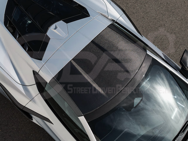 2020-Up Chevrolet Corvette C8 Coupe | CARBON FIBER Replacement Top Targa Roof Panel