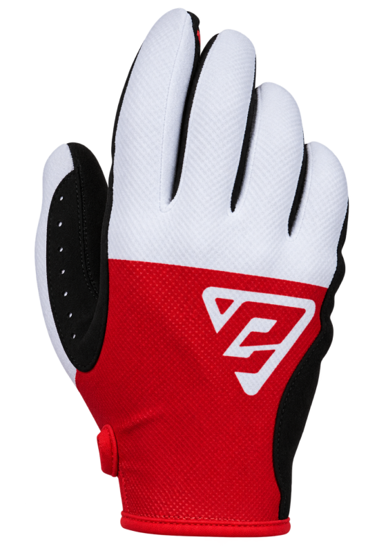 Answer  Ascent Gloves Red/White/Black Youth - Large