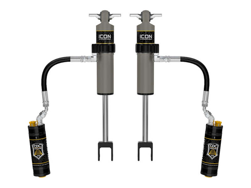 ICON 11-26 GM 2500/3500 HD front and rear shocks and struts pair for 0-3.5 inch lift, durable off-road suspension components