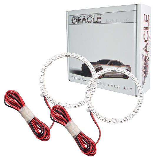 Oracle Lighting LED Fog Halo Kit for Jeep Grand Cherokee 2011-2013 with white halo lights installed in fog lights