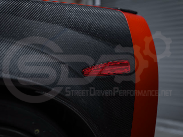 2005-2013 Chevrolet Corvette C6 | Amber Light LED Side Fender Markers Pair (Front and / or Rear) {Clear, Amber, Red, or Smoke Lenses}