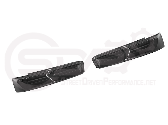 2016-2018 CHEVROLET CAMARO | SMOKE TINTED REAR TAIL LIGHT TRIM BEZEL COVER PAIR