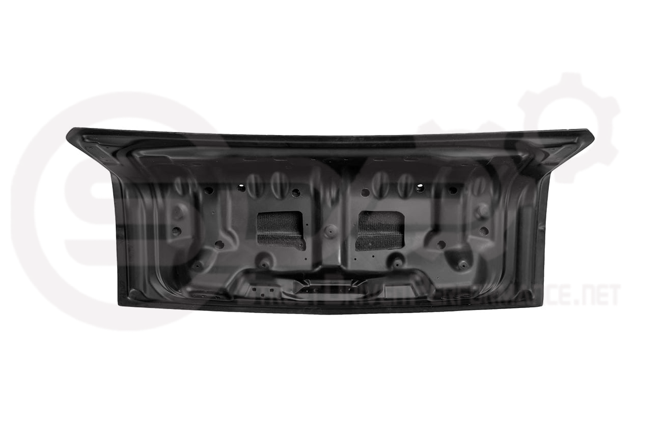 Carbon fiber rear trunk lid replacement for 2009-2015 Cadillac CTS and CTS-V V2 sedan by Street Driven Performance.