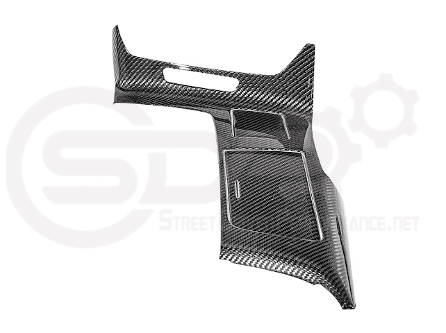 2014-2019 Corvette C7 | Carbon Fiber Center Console Bezel Cup Holder Trim Panel (Fits all Models)